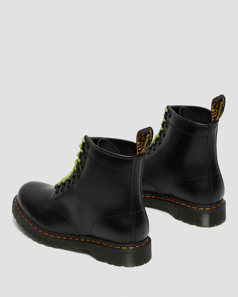 Dr Martens 1460 Ben Smooth Læder Snørestøvler Dame Sort | DK 149ZUT